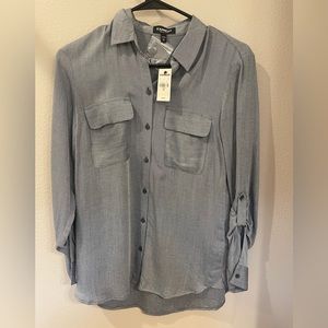 Express The City Shirt button down blouse